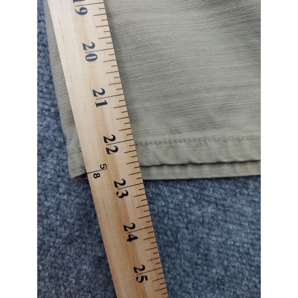 Levis Pants Cargo Crop Capri Pants Womens 10 Beige Cotton Y2K Utility Outdoor - Picture 6 of 11